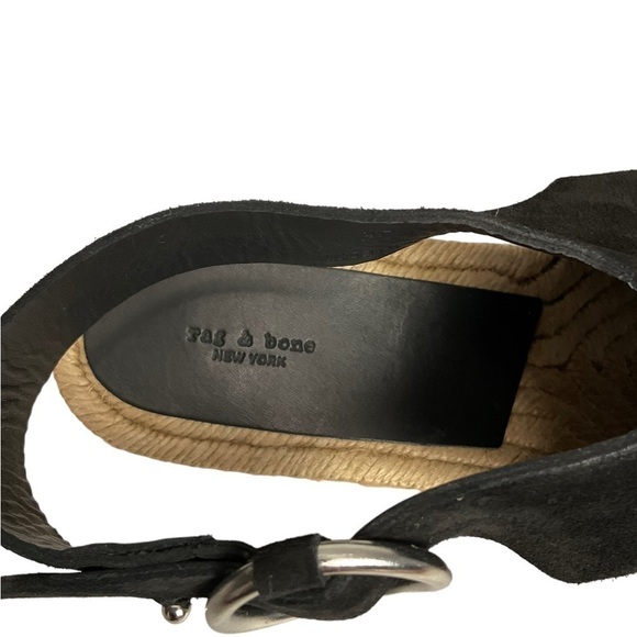 RAG & Bone Black Suede Calla Espadrille EU Size 41 US Size 11 - Picture 6 of 11